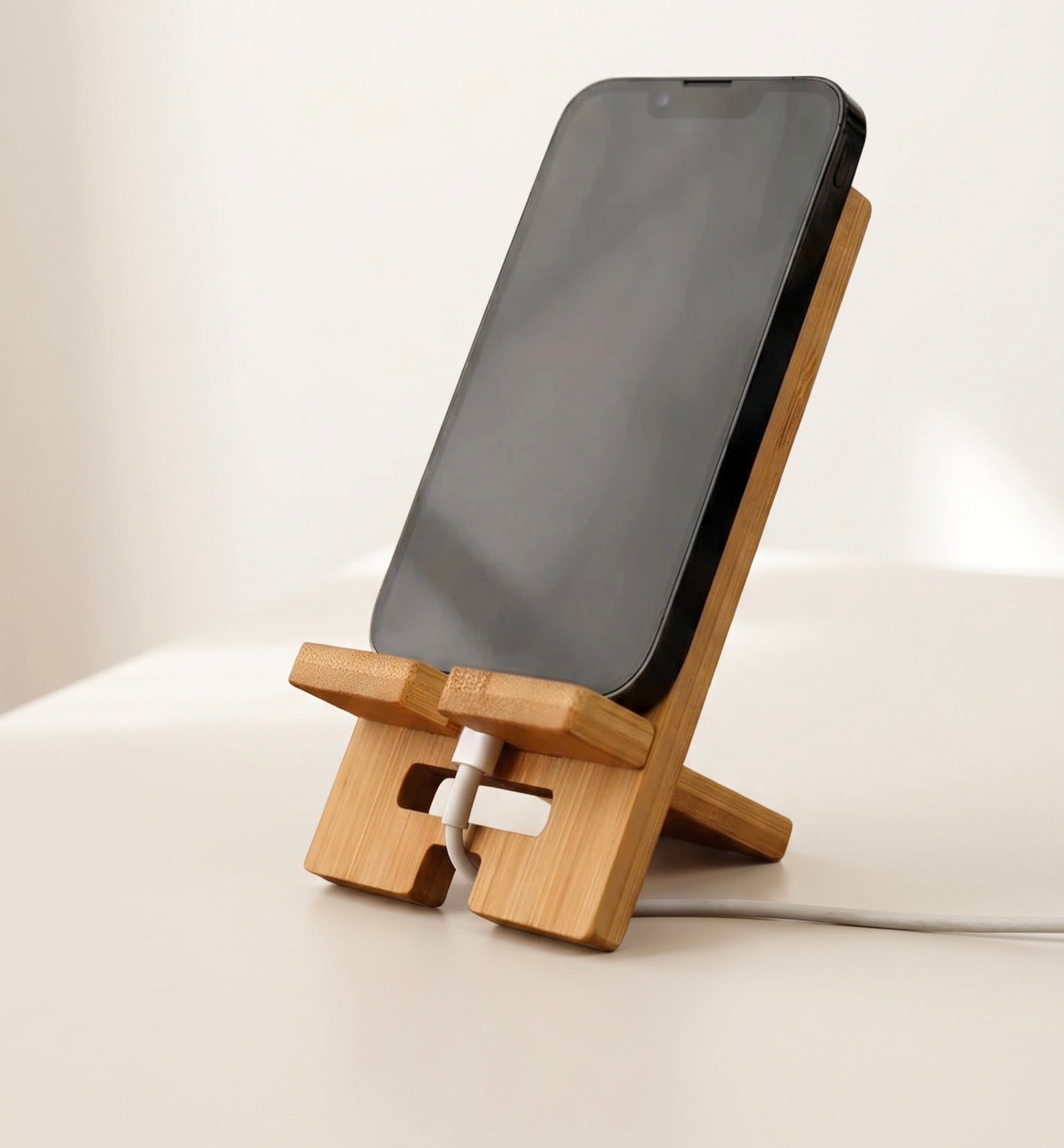 Wooden Phone Stand