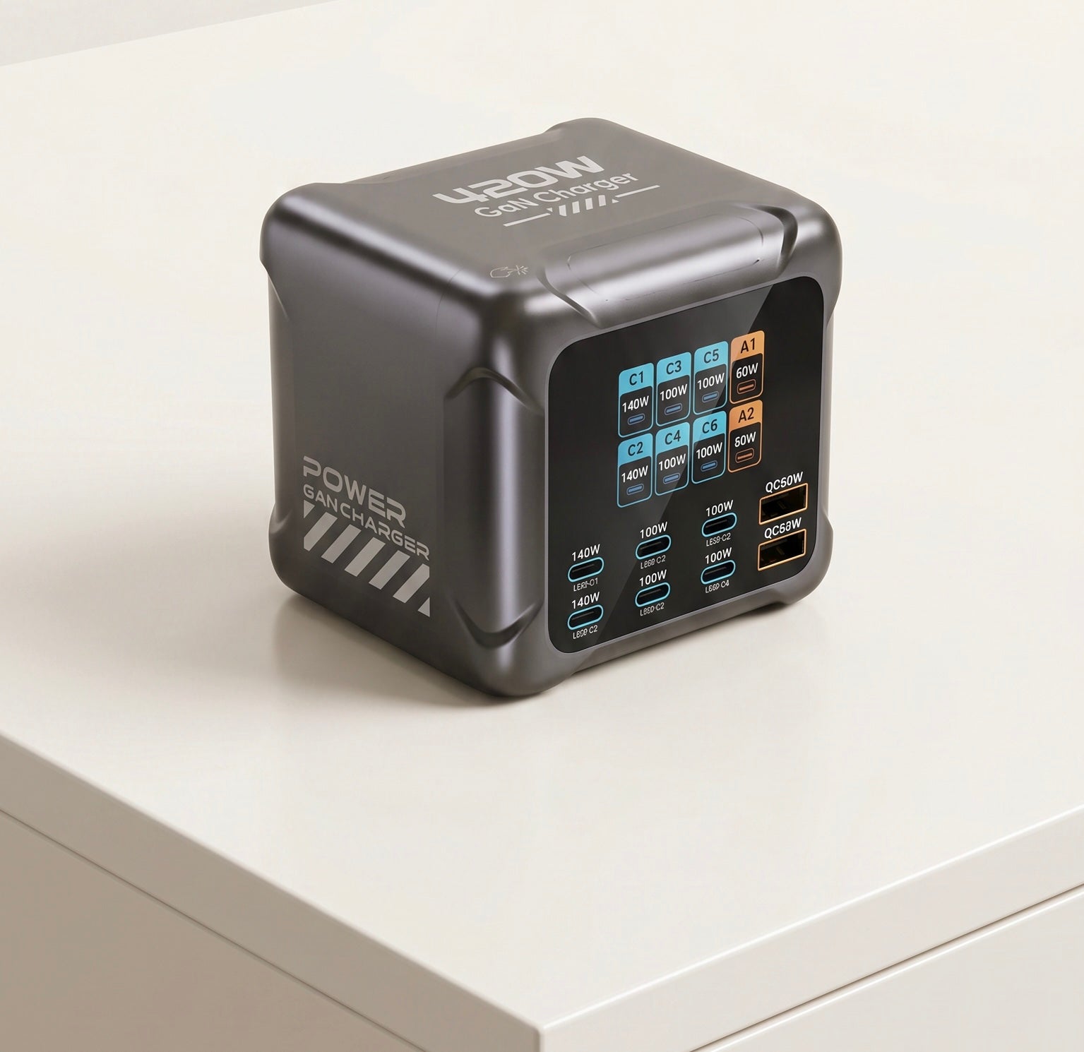 420W GaN Charging Station