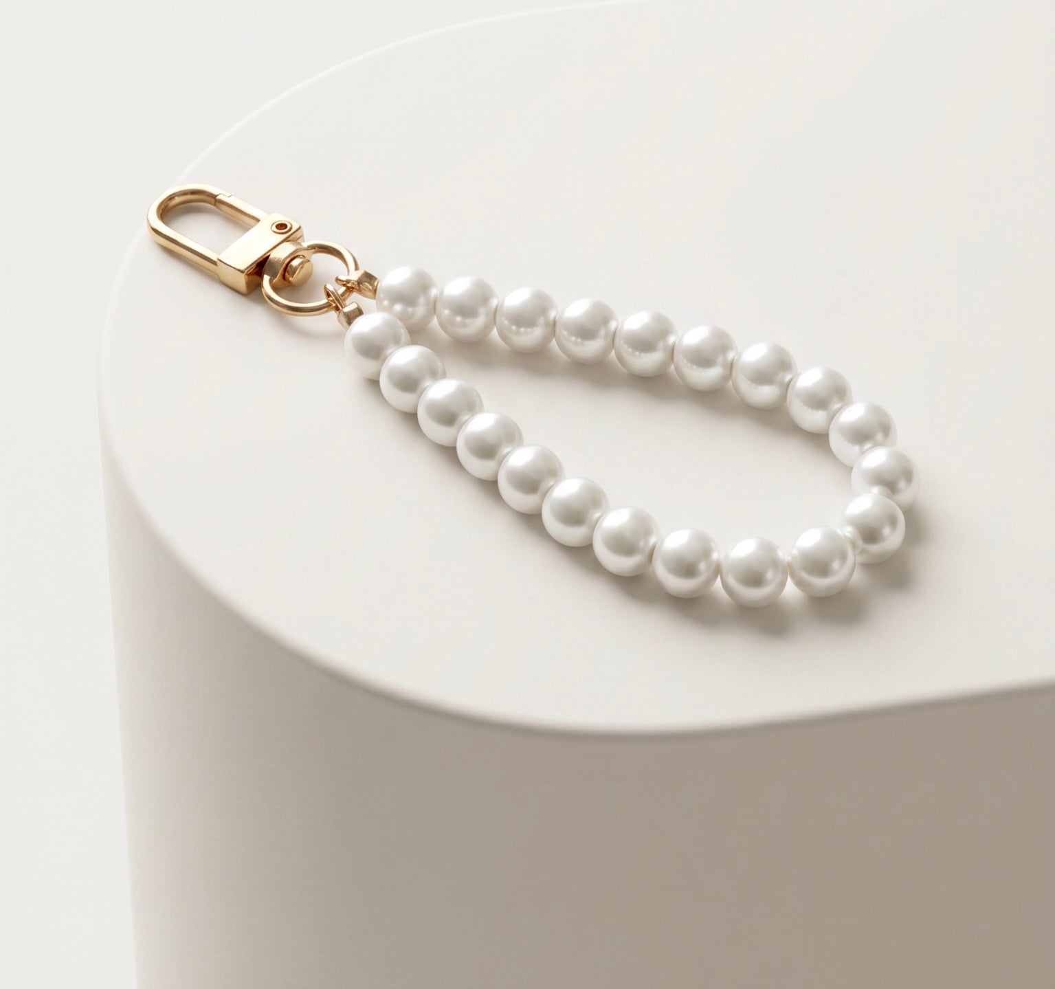 Pearl Bead Keychain