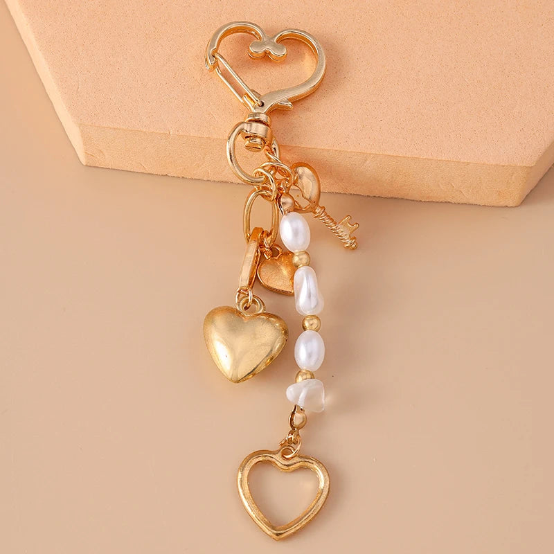 Love Heart and Shellfish KeyChain