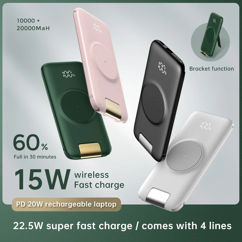 2025 New 10,000mAh Power Bank Fast Charger