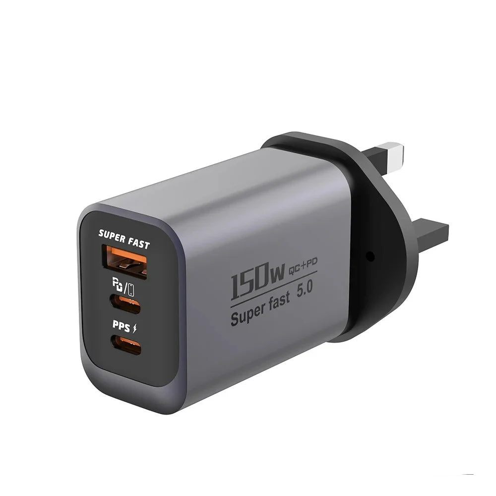 3 IN 1 USB C Charger 150W Fast Charging Phone Adapter
