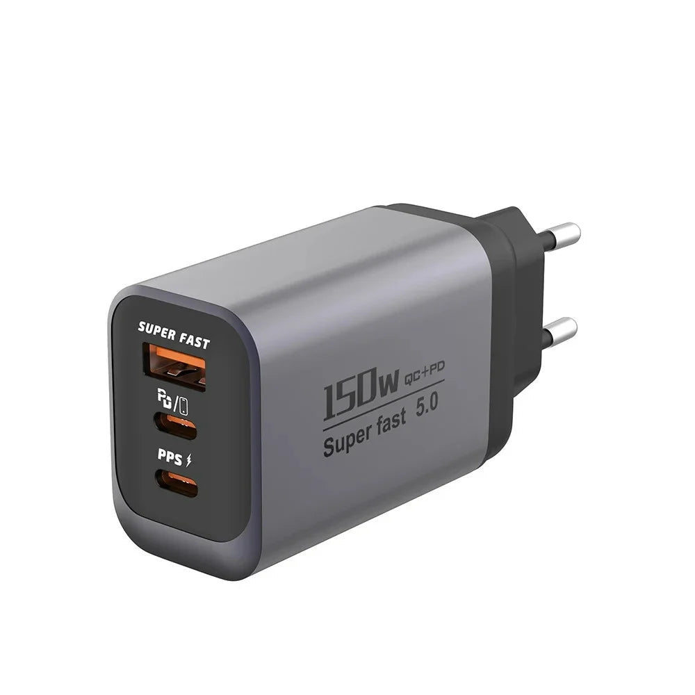 3 IN 1 USB C Charger 150W Fast Charging Phone Adapter
