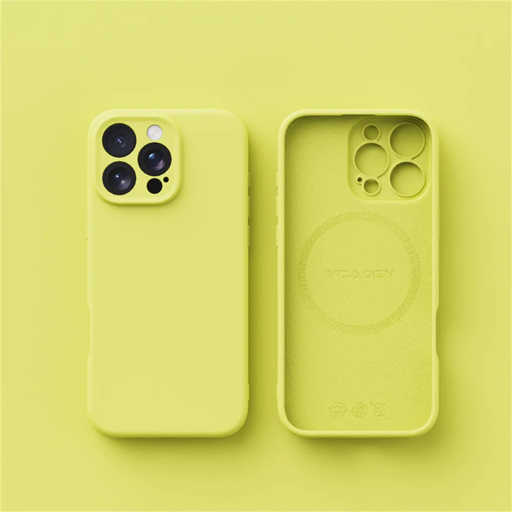 Luxury Liquid Silicone For Magsafe Case For iPhone 