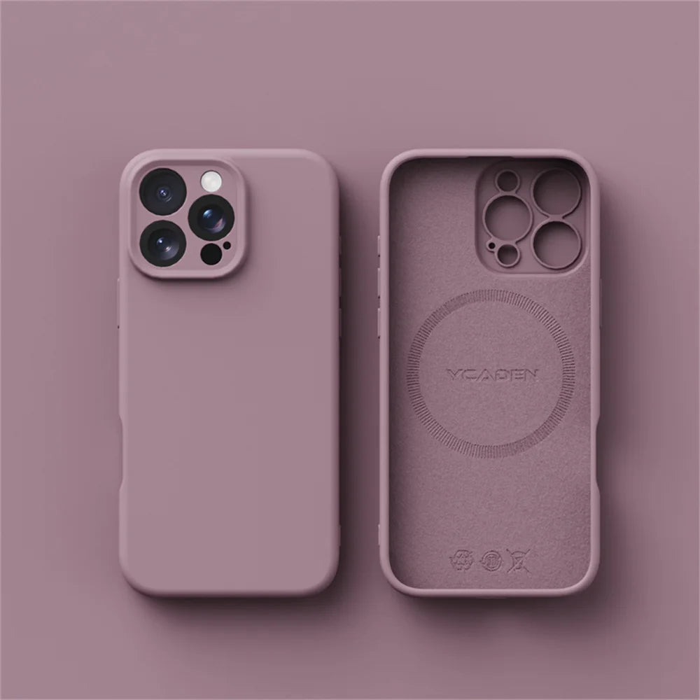 Luxury Liquid Silicone For Magsafe Case For iPhone 