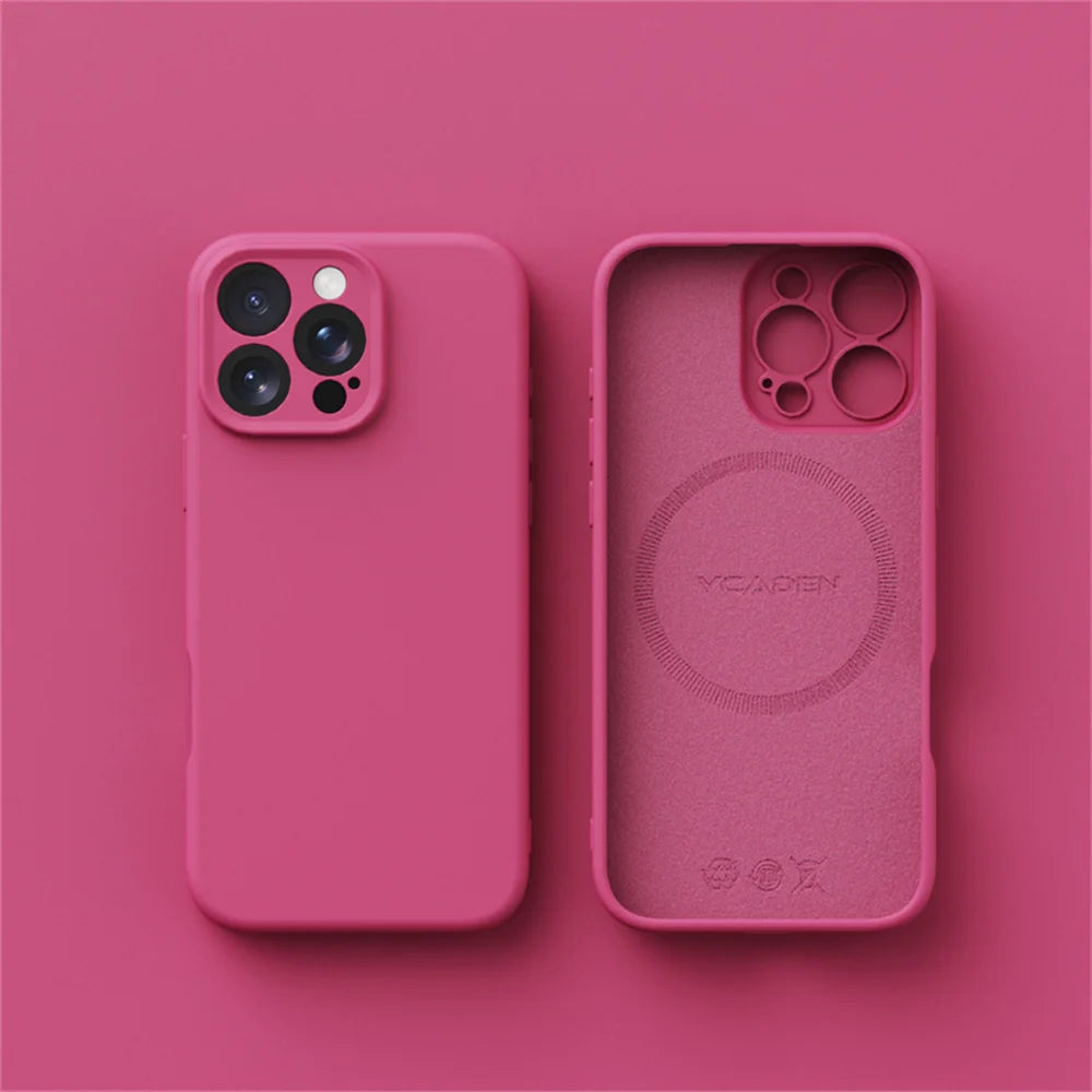 Luxury Liquid Silicone For Magsafe Case For iPhone 