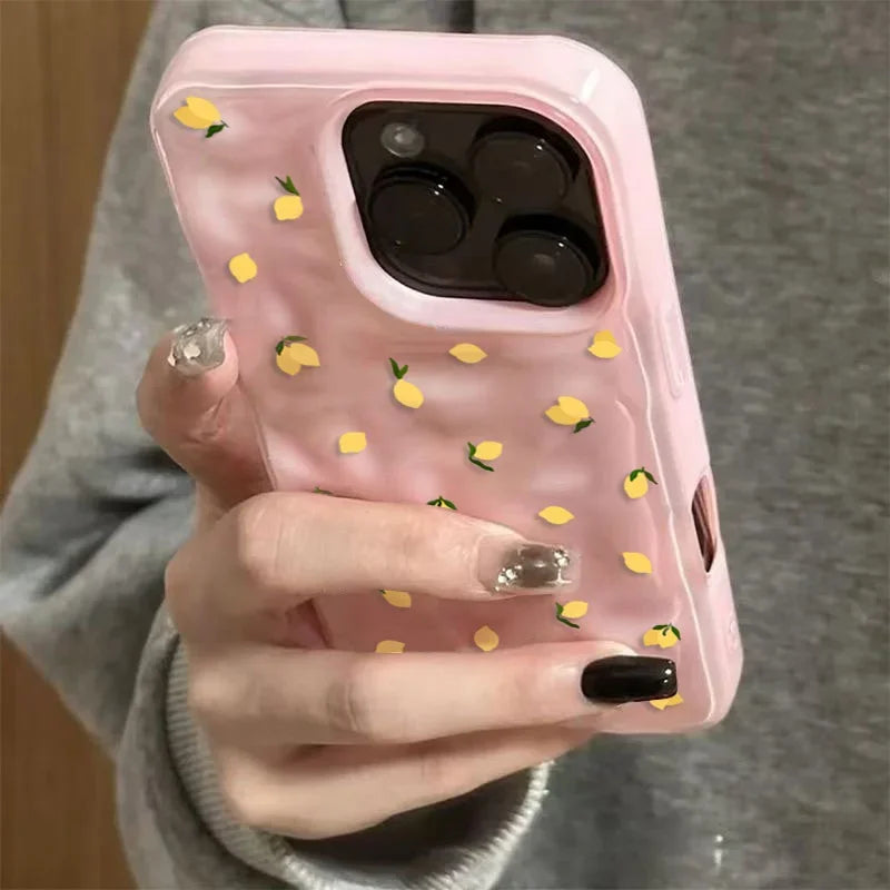 Yellow Lemon Shockproof Protective Case for iPhone