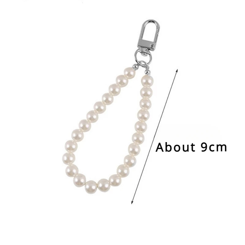 Retro Pearl Keychain