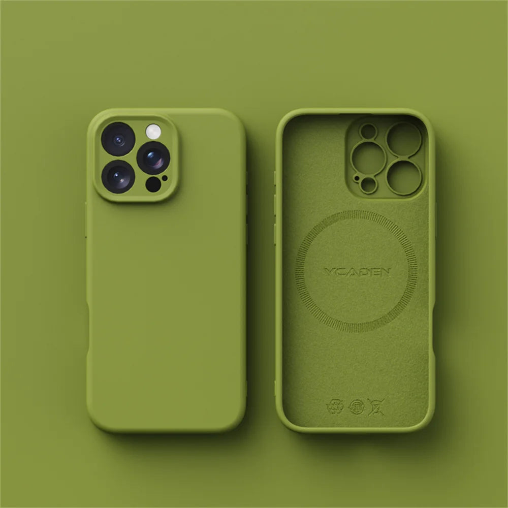 Luxury Liquid Silicone For Magsafe Case For iPhone 