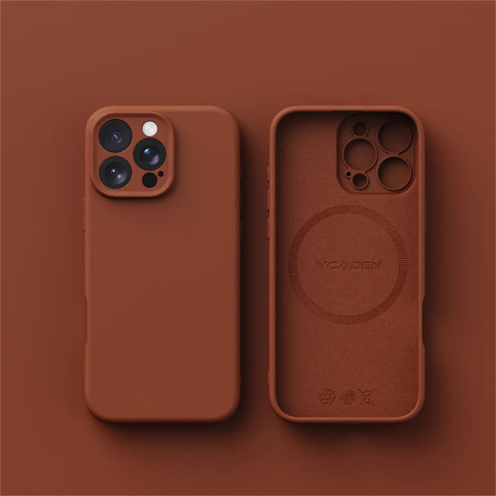 Luxury Liquid Silicone For Magsafe Case For iPhone 