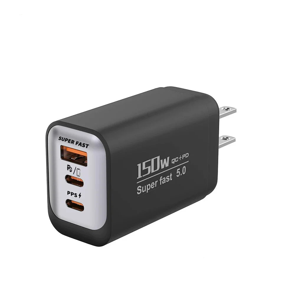 3 IN 1 USB C Charger 150W Fast Charging Phone Adapter