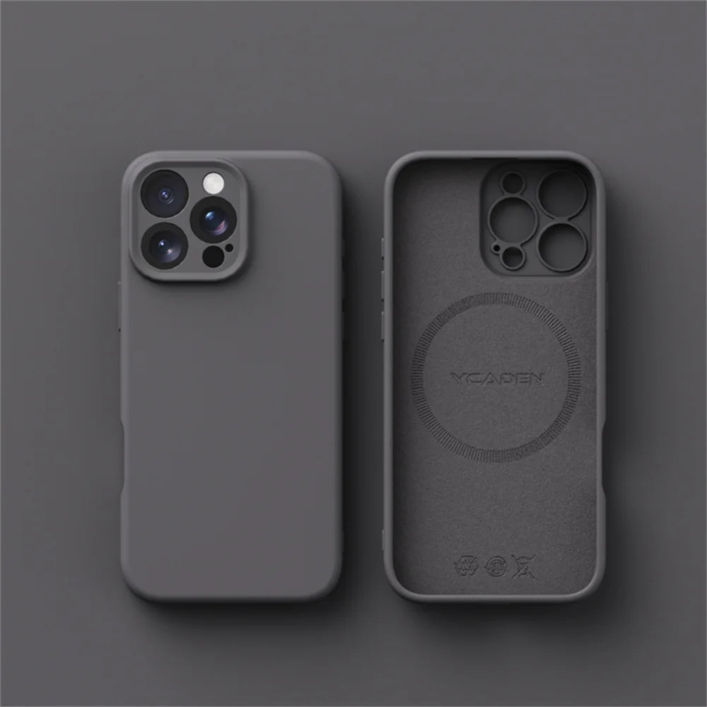 Luxury Liquid Silicone For Magsafe Case For iPhone 