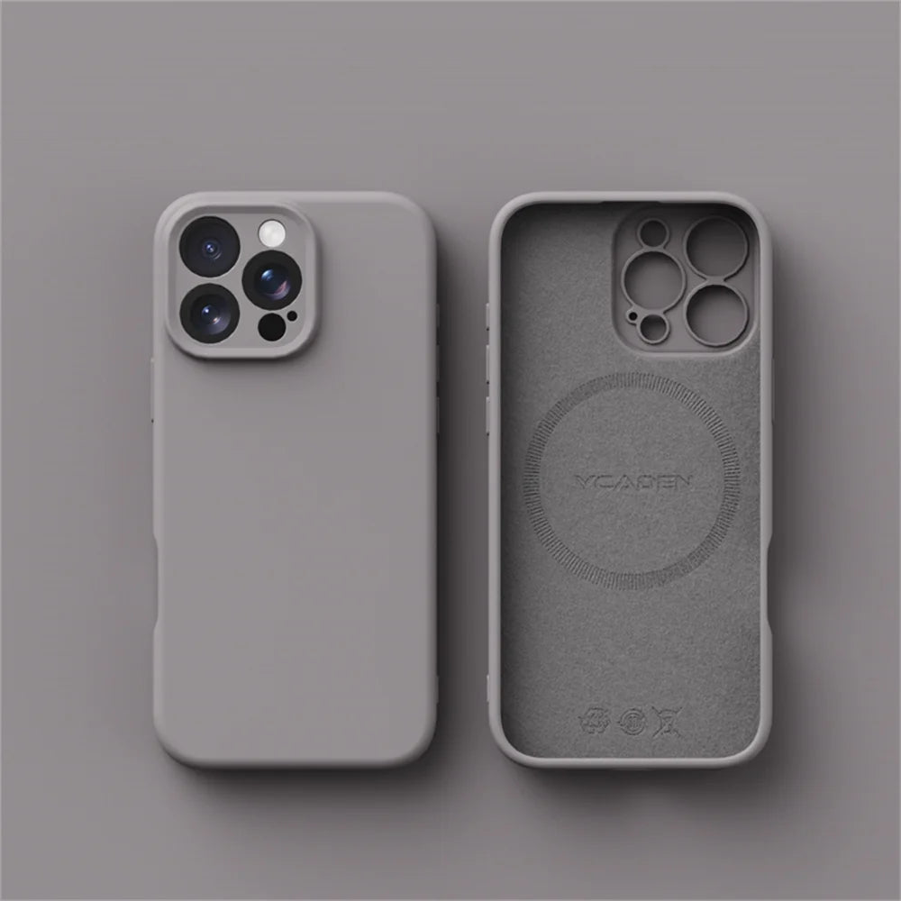 Luxury Liquid Silicone For Magsafe Case For iPhone 