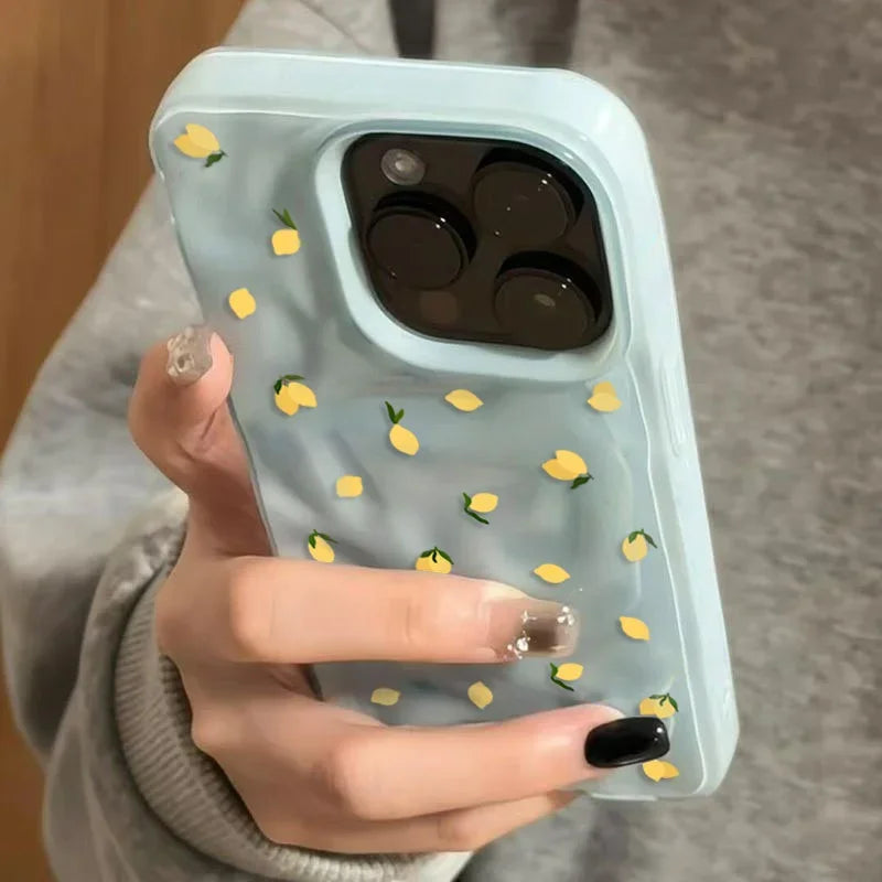 Yellow Lemon Shockproof Protective Case for iPhone