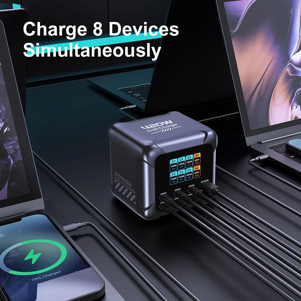 420W GaN Fast Charging Station