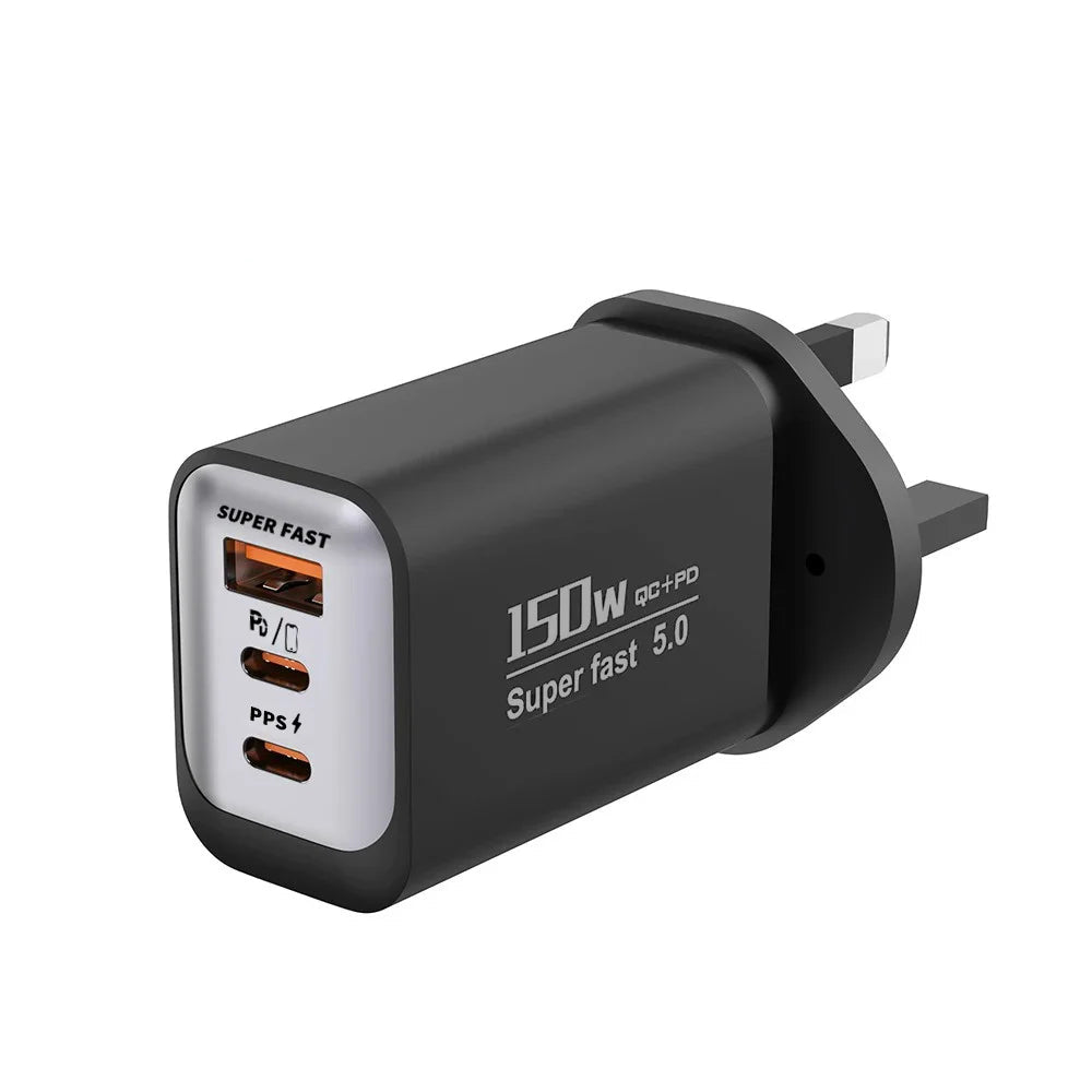 3 IN 1 USB C Charger 150W Fast Charging Phone Adapter