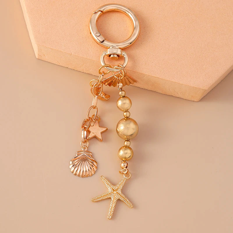 Love Heart and Shellfish KeyChain
