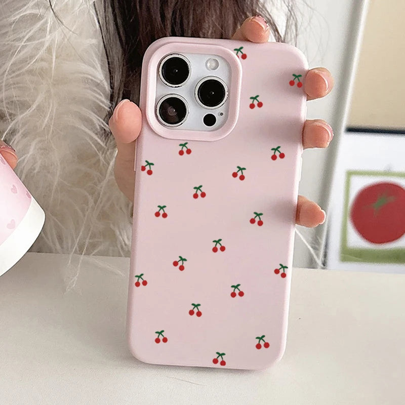 Cute Cartoon Cherry Phonecase For iPhone