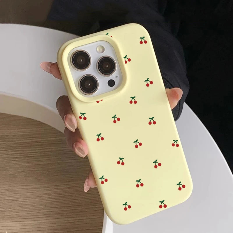 Cute Cartoon Cherry Phonecase For iPhone