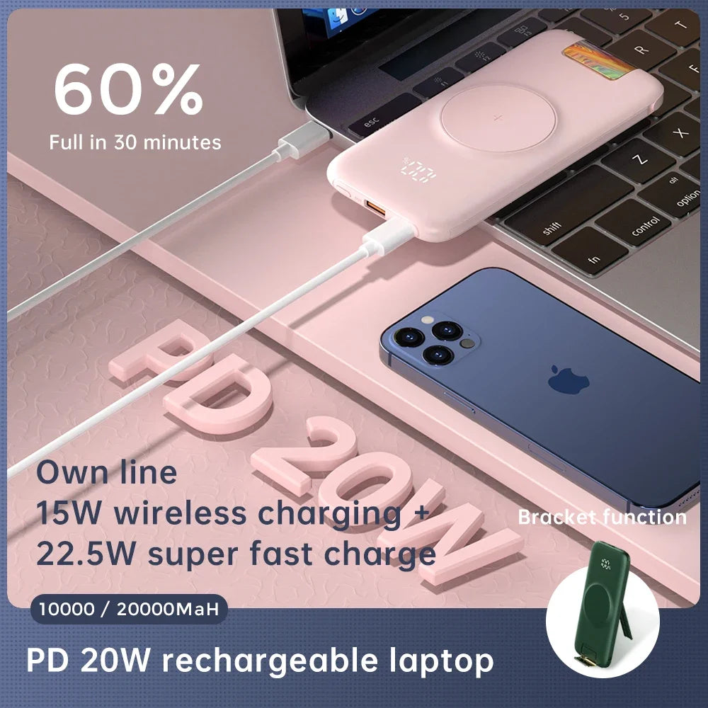 2025 New 10,000mAh Power Bank Fast Charger