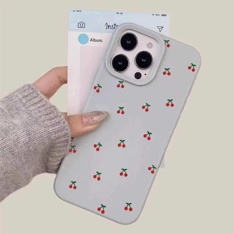 Cute Cartoon Cherry Phonecase For iPhone