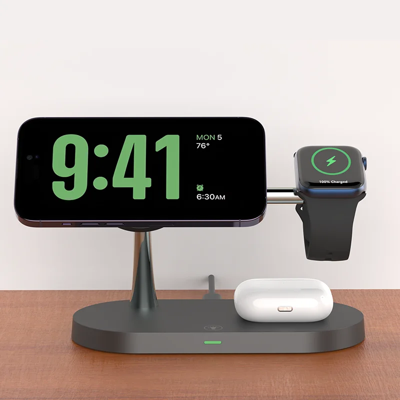 3-in-1 Magnetic Wireless Charging Station for iPhone