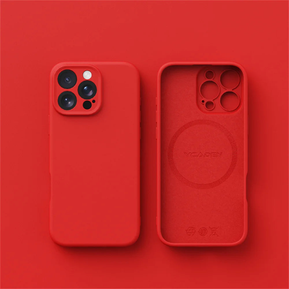 Luxury Liquid Silicone For Magsafe Case For iPhone 