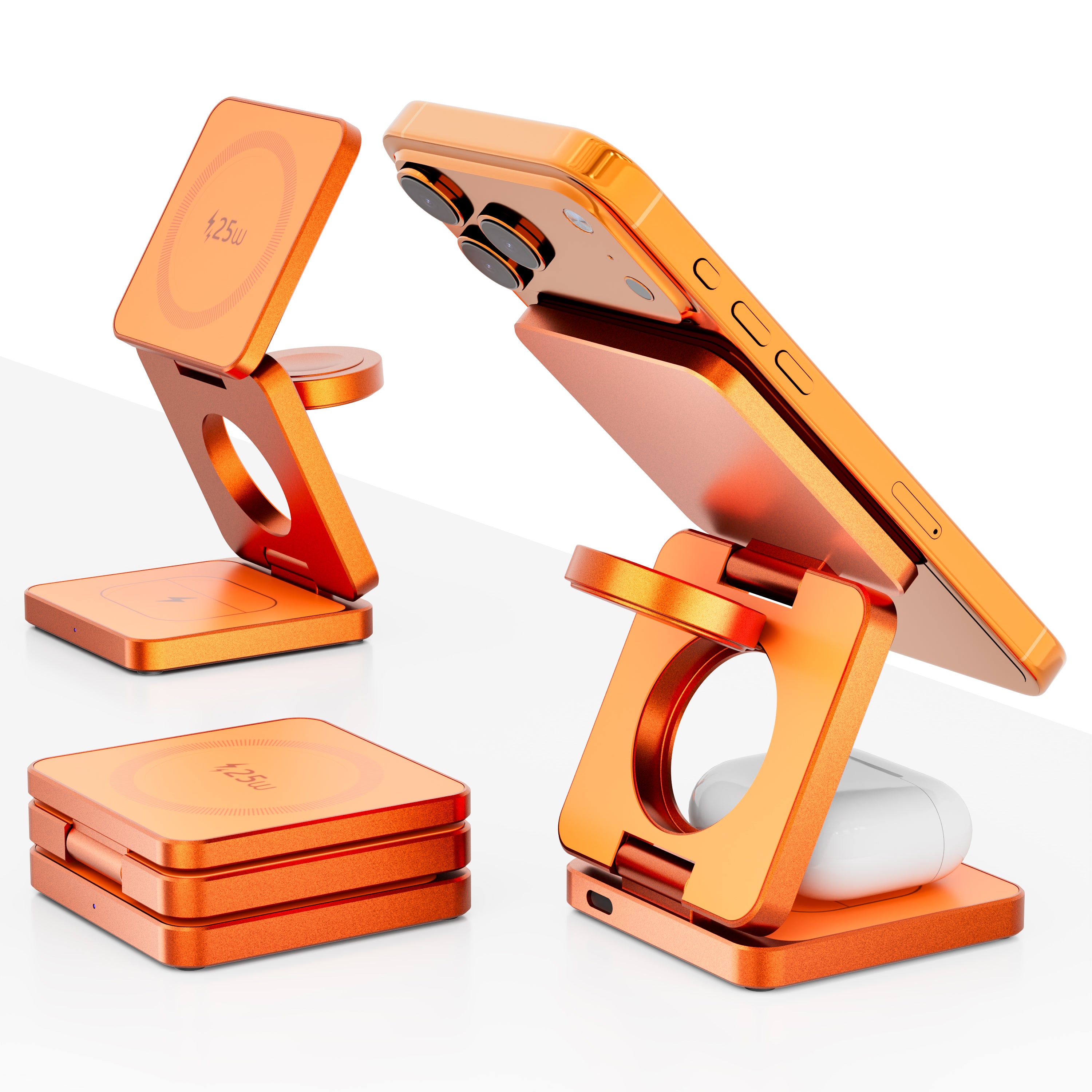 Foldable 3-in-1 MagSafe Charging Stand