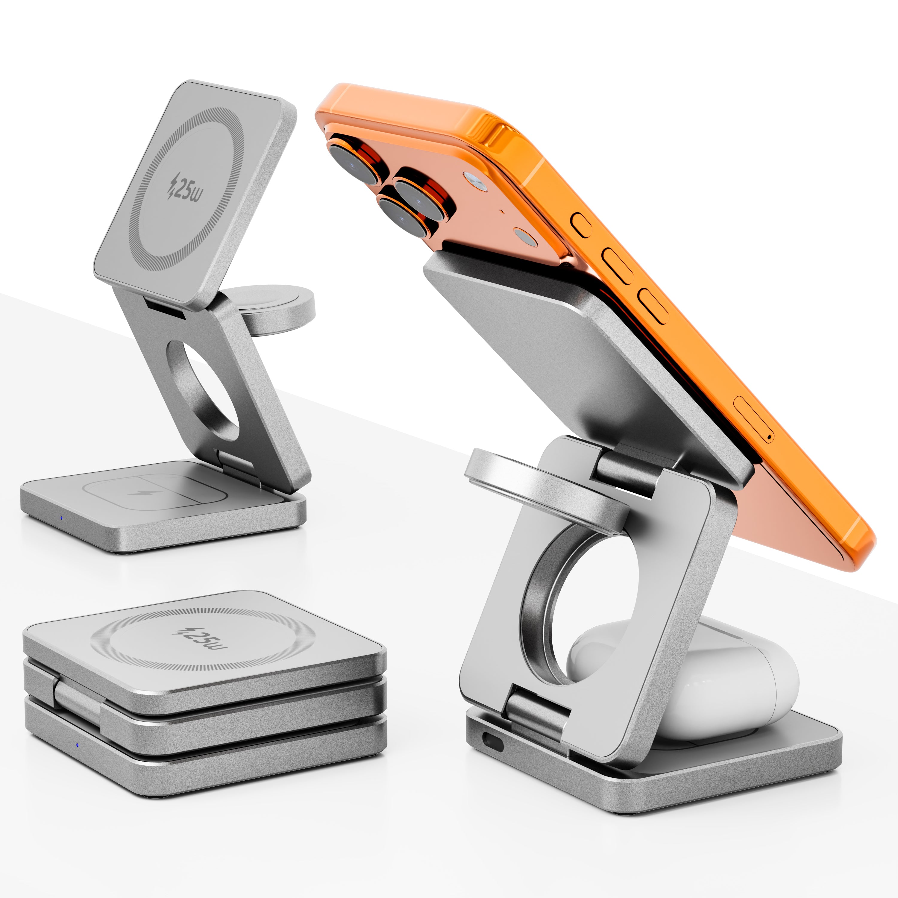 Foldable 3-in-1 MagSafe Charging Stand
