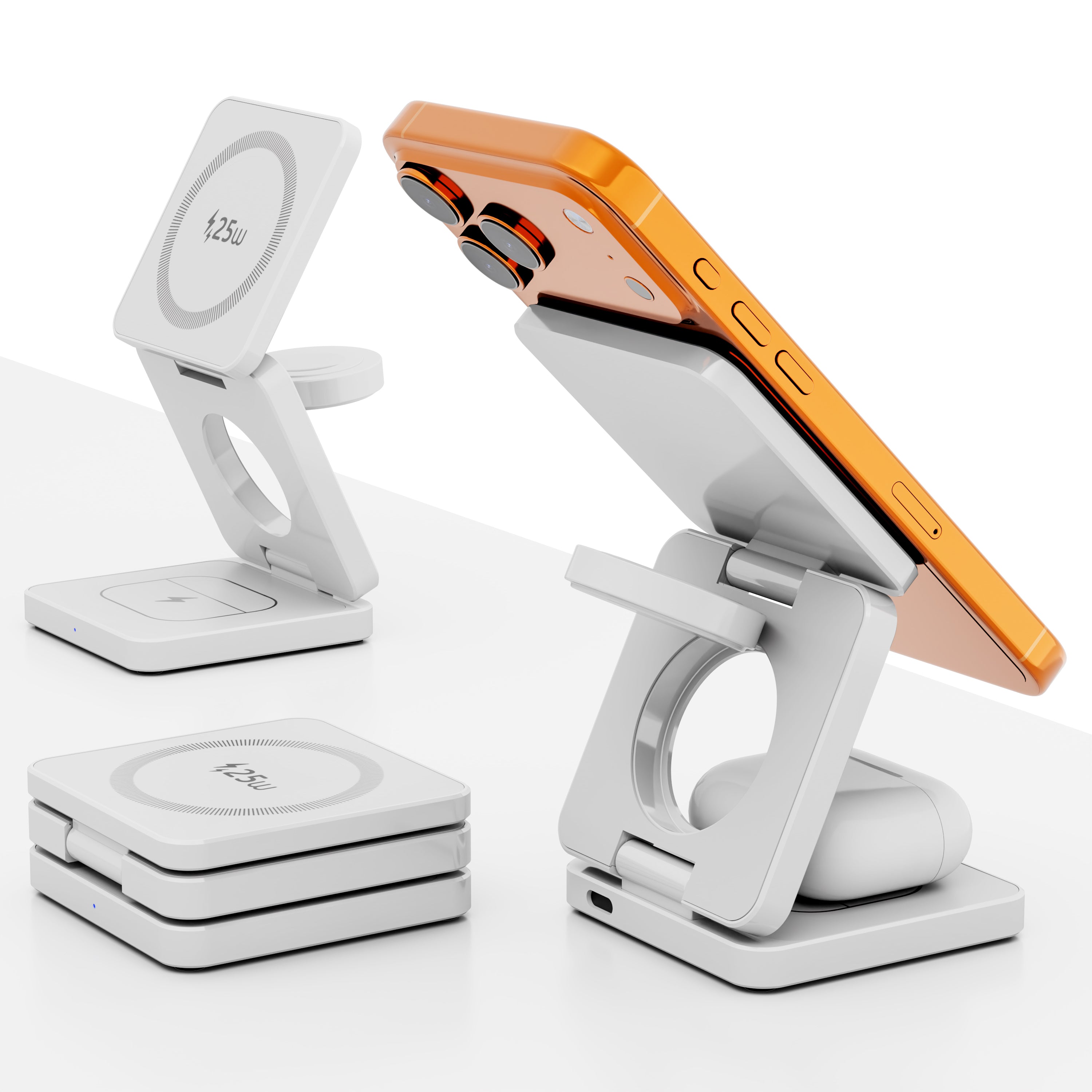 Foldable 3-in-1 MagSafe Charging Stand