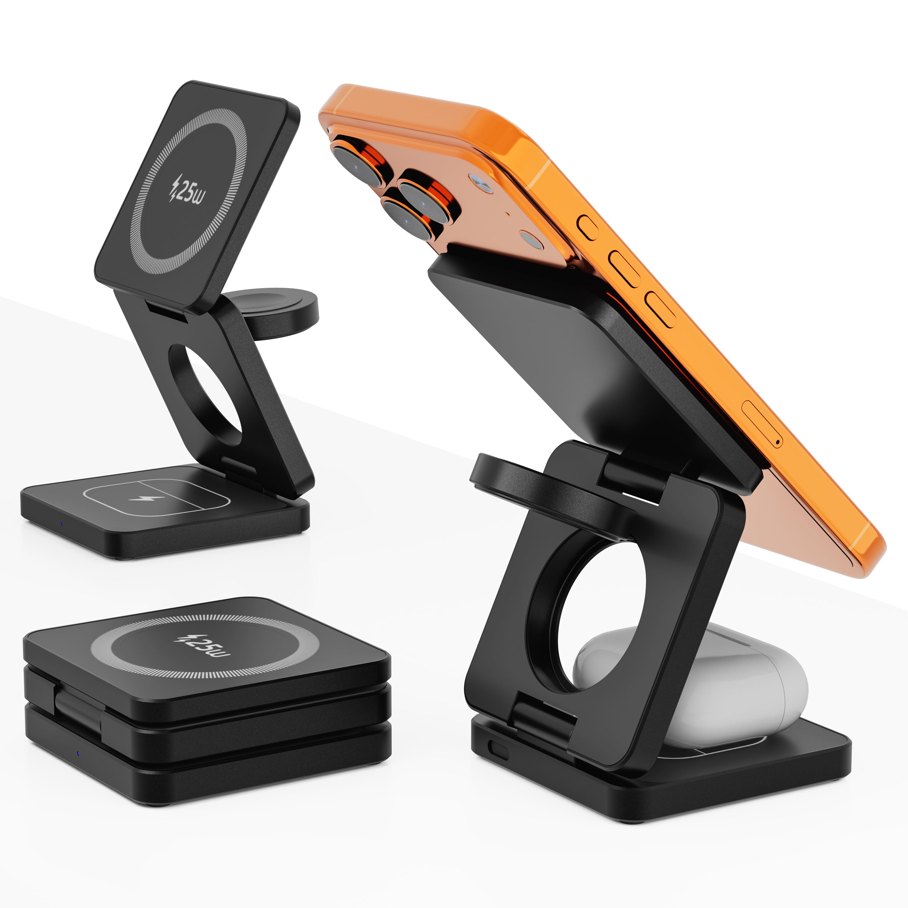 Foldable 3-in-1 MagSafe Charging Stand